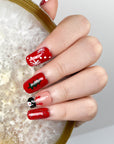 Santa Claus Press on Nails