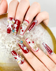 Ho Ho Ho Glam Press on Nails