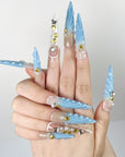 Blue Sea Song Press-On Nails