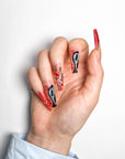 Bloody Spider Web Press-On Nails