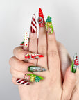 Merry Christmas Press on Nails