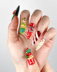 Merry Christmas Press on Nails