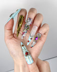 Luxurious Pearl Design Press On Nails