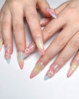 Spring Blossom Press-On Nail Art