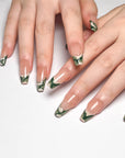 French Camouflage Edge Press-on Nails