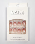 Cream White Tip Press-On Nails