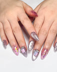 Sweet Fairy Purple Press on Nails