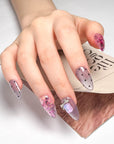 Sweet Fairy Purple Press on Nails