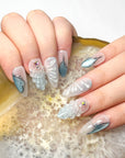 Beach Holiday Press on Nails