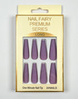 Grayish Purple Press-on Nails