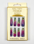 Colorful Leopard Print Press-on Nails