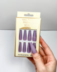 Grayish Purple Press-on Nails