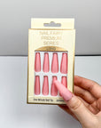 Bright Pink Press-on Nails