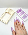 Pure Purple Press-on Nails