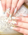 Jasmine Soda Press on Nails