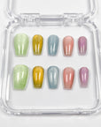 Colorful Candy Press on Nails