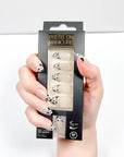 French Grey Leopard Press-on Nails