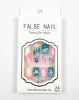 Colorful clouds Press-on Nails