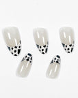 French Grey Leopard Press-on Nails