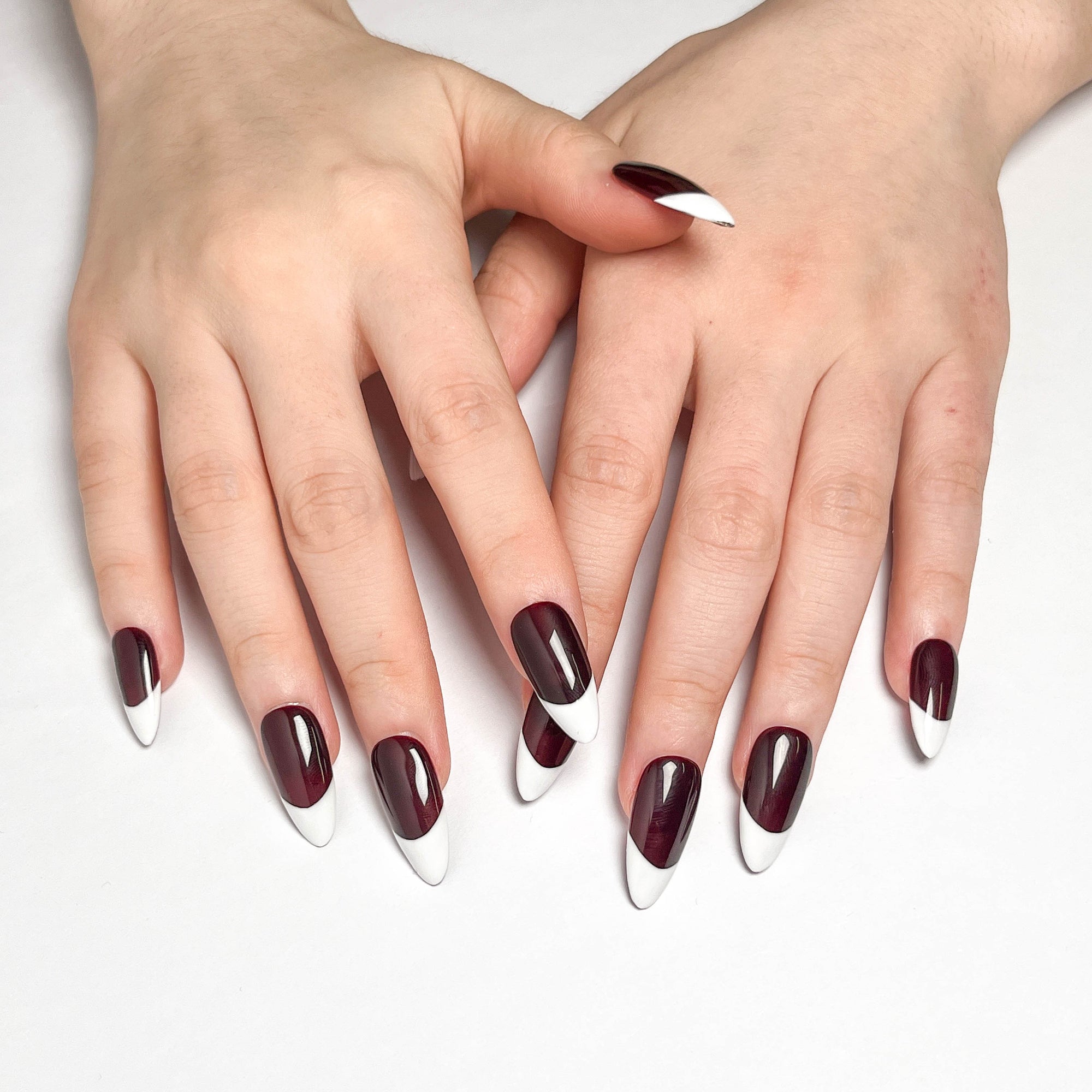 Maroon Nail Art That Stuns
