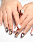 Caramel Bear Press on Nails