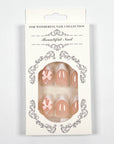 French Girl Pink Bow Press-on Nails