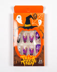 Purple Halloween Night Press-on Nails