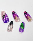 Purple Halloween Night Press-on Nails