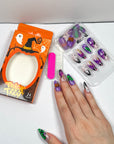 Purple Halloween Night Press-on Nails