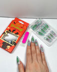 Green Cartoon Eyeball Press-on Nails