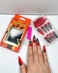 Horror Screaming Face Press-on Nails