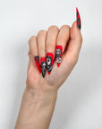 Horror Screaming Face Press-on Nails