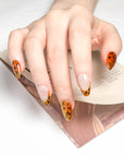 Golden Leopard Press on Nails