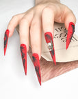 Bloody Night Press on Nails