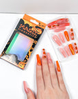 Pumpkin Lantern Press-on Nails