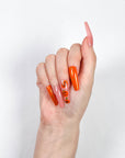 Pumpkin Lantern Press-on Nails