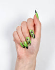 Horror Green Halloween Press-on Nails