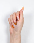 Pumpkin Ghost Press-on Nails