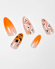 Pumpkin Ghost Press-on Nails