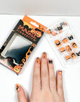 Pumpkin Face Press-on Nails