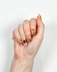 Pumpkin Face Press-on Nails