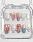 Aurora Dream Butterfly Nails