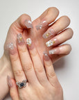 Winter Snowflakes Press on Nails