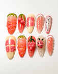 Sweet Strawberry Press on Nails