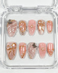 Light Pink Pearl Press on Nails