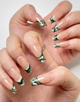 Camouflage French  Press-on Nails