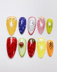 Colorful Fruit Feast Press on Nails