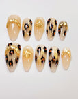 Caramel Croissant Press on Nails