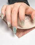 Green Lily Press-On Nails