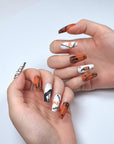 Evil Pumpkin Press on Nails